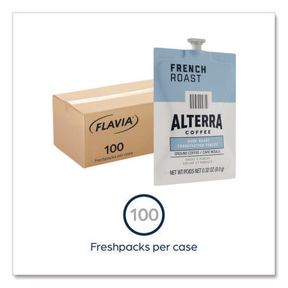 Alterra French Roast Coffee Freshpack, 100/carton