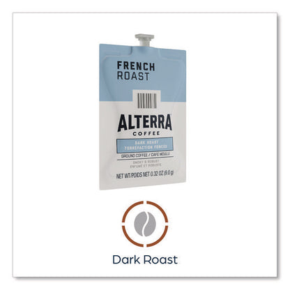 Alterra French Roast Coffee Freshpack, 100/carton