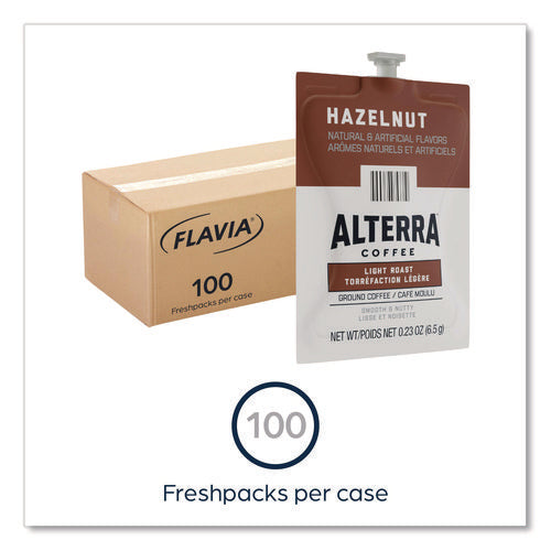 Alterra Hazelnut Coffee Freshpack, 100/carton