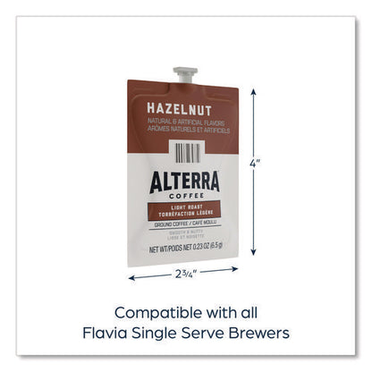 Alterra Hazelnut Coffee Freshpack, 100/carton