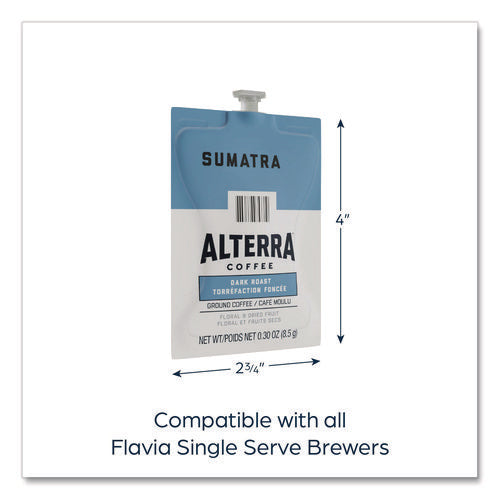 Alterra Sumatra Coffee Freshpack, 100/carton
