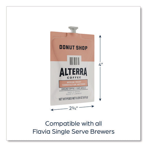 Alterra Donut Shop Coffee Freshpack, 100/carton
