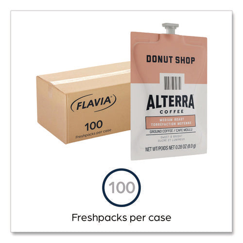 Alterra Donut Shop Coffee Freshpack, 100/carton