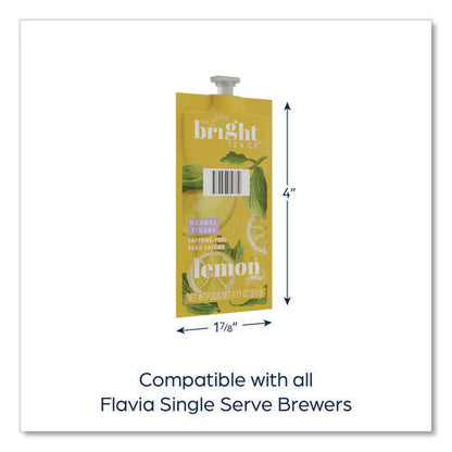 The Bright Tea Co. Lemon Herbal Tea Freshpack, 100/carton