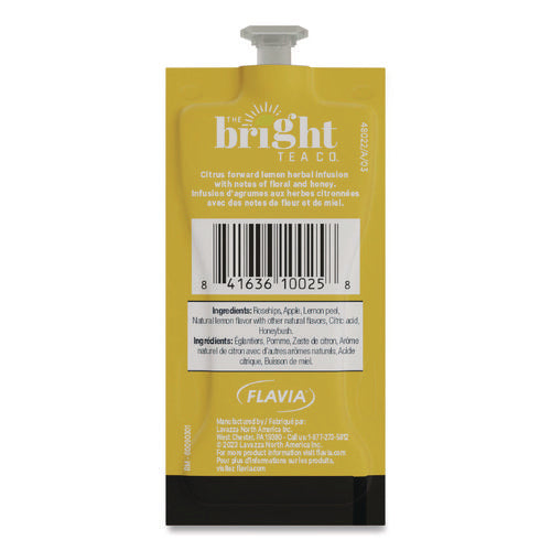 The Bright Tea Co. Lemon Herbal Tea Freshpack, 100/carton