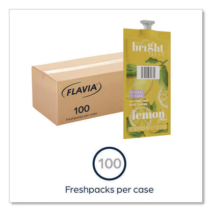 The Bright Tea Co. Lemon Herbal Tea Freshpack, 100/carton