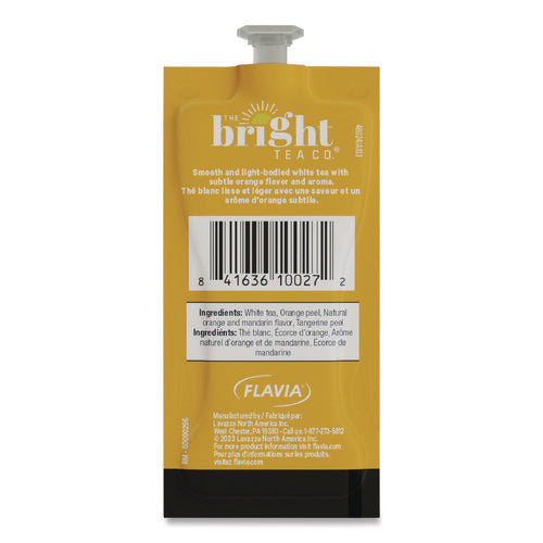 The Bright Tea Co. White With Orange Tea Freshpack, 100/carton