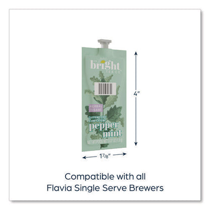 The Bright Tea Co. Peppermint Herbal Tea Freshpack, 100/carton