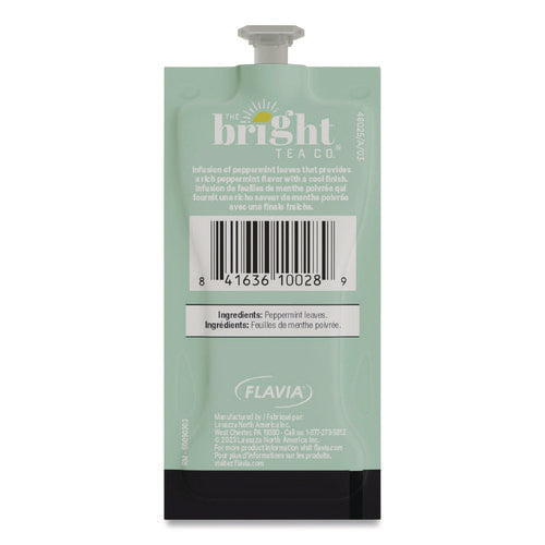 The Bright Tea Co. Peppermint Herbal Tea Freshpack, 100/carton