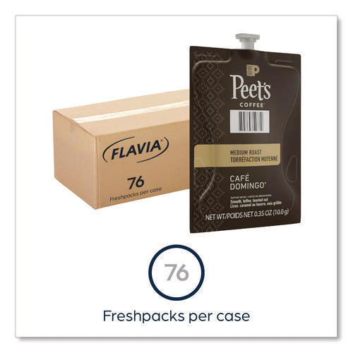 Peet's Coffee Cafe Domingo Freshpack, 76/carton
