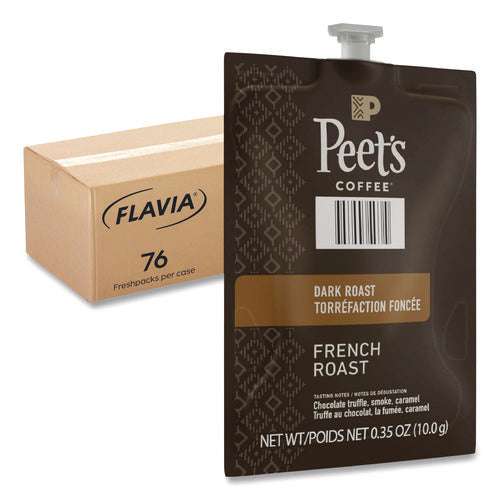 Peet's French Roast Coffee Freshpack, 76/carton