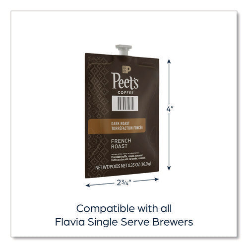 Peet's French Roast Coffee Freshpack, 76/carton