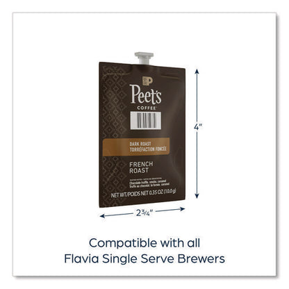 Peet's French Roast Coffee Freshpack, 76/carton