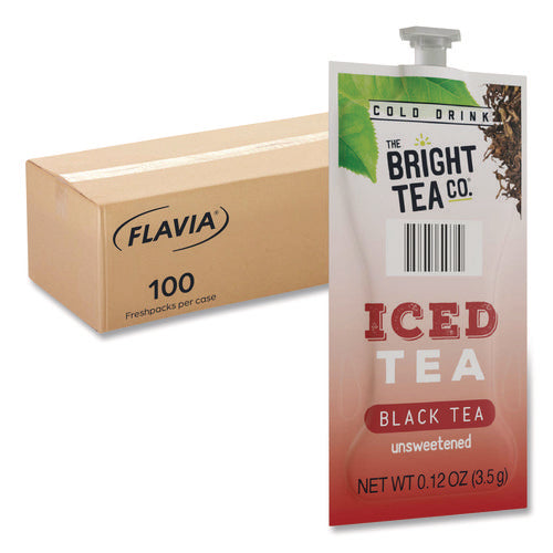 The Bright Tea Co. Unsweetened Iced Black Tea Freshpack, 100/carton