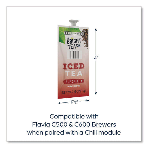 The Bright Tea Co. Unsweetened Iced Black Tea Freshpack, 100/carton
