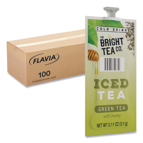 The Bright Tea Co. Iced Green Tea With Honey Freshpack, 100/carton