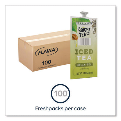 The Bright Tea Co. Iced Green Tea With Honey Freshpack, 100/carton