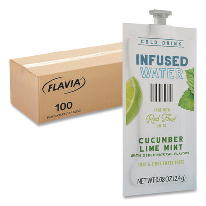Cucumber Lime Mint Infused Water Freshpack, 100/carton