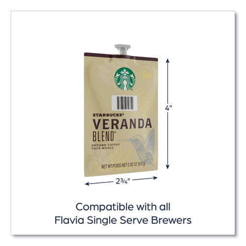 Starbucks Veranda Blend Coffee Freshpack, 76/carton