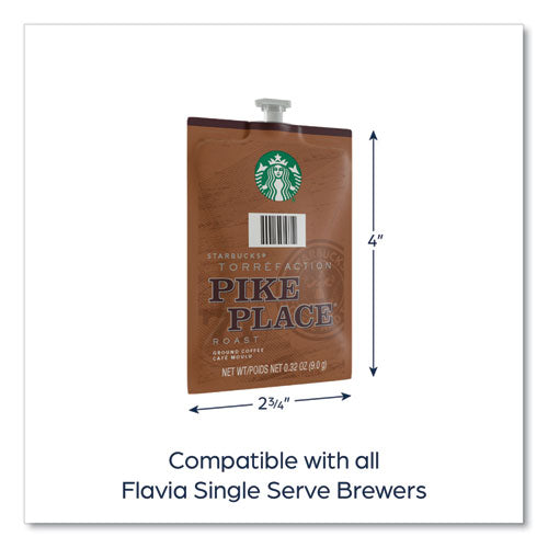 Starbucks Pike Place Roast Coffee Freshpack, 76/carton