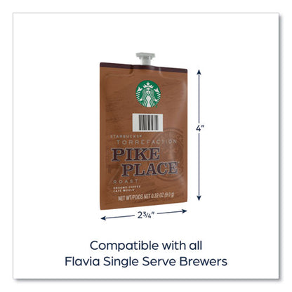 Starbucks Pike Place Roast Coffee Freshpack, 76/carton