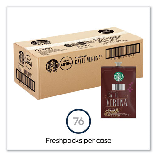 Starbucks Caffe Verona Coffee Freshpack, 76/carton