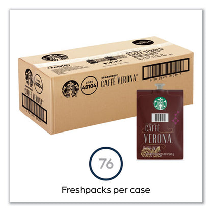 Starbucks Caffe Verona Coffee Freshpack, 76/carton