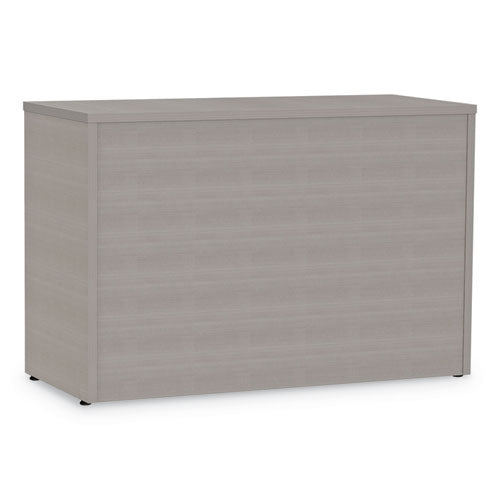 Urban Series Cabinet Credenza Pedestal With Lateral File, 35.25w X 15.25d X 23.75h, Ash