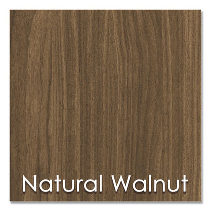 Urban Series Cabinet Credenza Pedestal With Lateral File, 35.25w X 15.25d X 23.75h, Natural Walnut