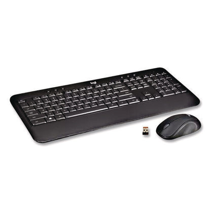 Advanced Wireless Mouse And Keyboard Combo, 2.4 Ghz Frequency, 33 Ft Wireless Range, Black