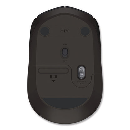 M170 Wireless Mouse, 2.4 Ghz Frequency/33 Ft Wireless Range, Left/right Hand Use, Black