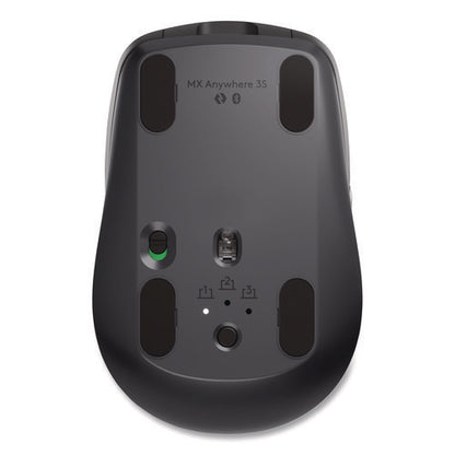 Mx Anywhere 3s For Business Wireless Mouse, 33 Ft Wireless Range, Right Hand Use, Graphite
