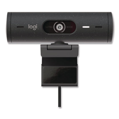 Brio 505 Plug And Play Webcam, 1920 Pixels X 1080 Pixels, 4 Mpixels, Graphite