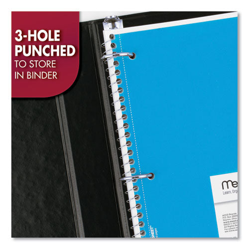Spiral Notebook, 1-subject, Wide/legal Rule, Randomly Assorted Cover Color, (70) 10.5" X 7.5" Sheets