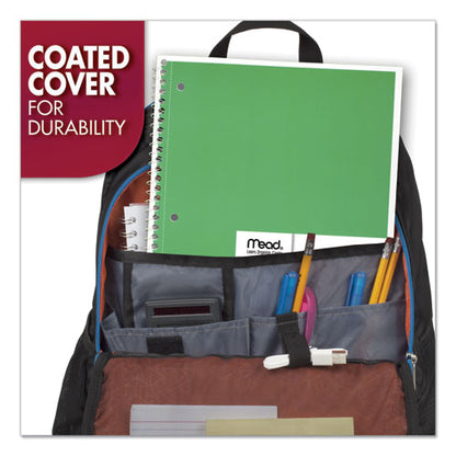 Spiral Notebook, 1-subject, Wide/legal Rule, Randomly Assorted Cover Color, (70) 10.5" X 7.5" Sheets
