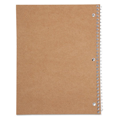 Spiral Notebook, 1-subject, Medium/college Rule, Randomly Assorted Cover Color, (70) 10.5 X 7.5 Sheets