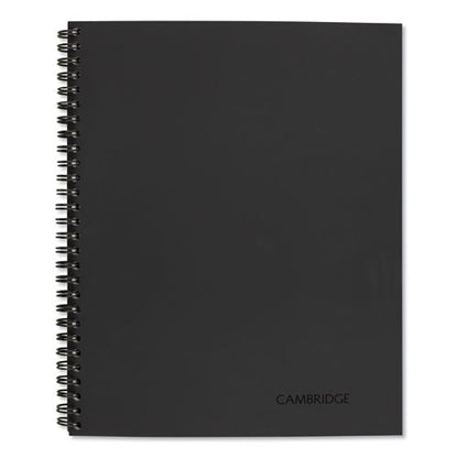 Wirebound Guided Business Notebook, Quicknotes List-management Format, Dark Gray Linen Cover, (80) 11 X 8.5 Sheets