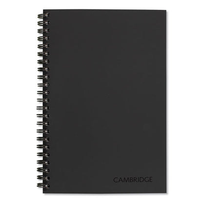 Wirebound Guided Business Notebook, Quicknotes List-management Format, Dark Gray Linen Cover, (80) 8 X 5 Sheets