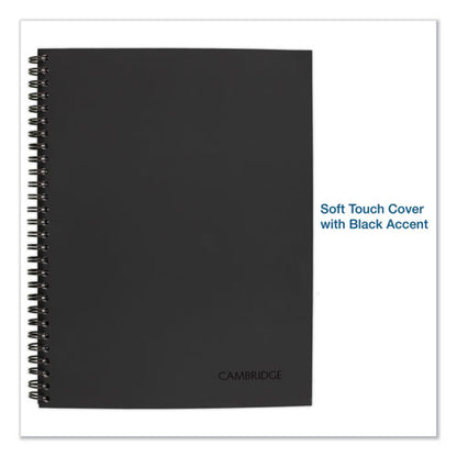 Wirebound Guided Business Notebook, Action Planner Project-management Format, Dark Gray Cover, (80) 9.5 X 7.5 Sheets