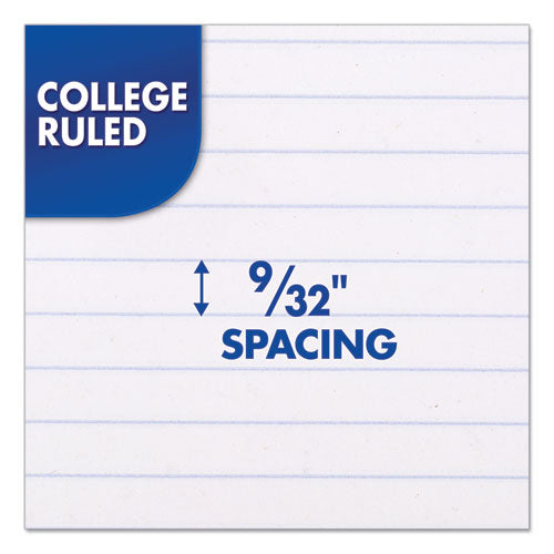 Spiral Notebook, 1-subject, Medium/college Rule, Randomly Assorted Cover Color, (100) 11 X 8 Sheets