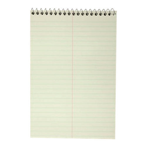 Spell-write Wirebound Steno Pad, Gregg Rule, Randomly Assorted Cover Colors, 80 Green 6 X 9 Sheets