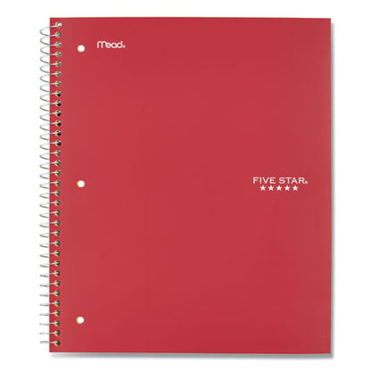 Wirebound Notebook, 5-subject, Wide/legal Rule, Randomly Assorted Cover Color, (200) 10.5 X 8 Sheets