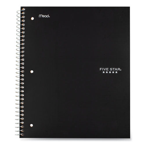 Wirebound Notebook, 5-subject, Wide/legal Rule, Randomly Assorted Cover Color, (200) 10.5 X 8 Sheets