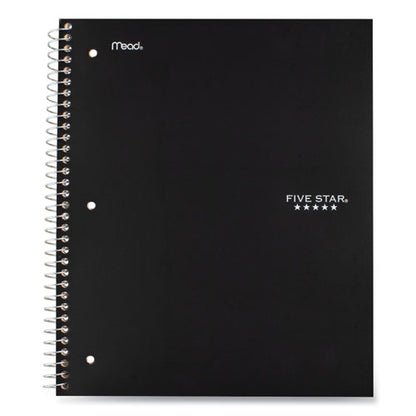 Wirebound Notebook, 5-subject, Wide/legal Rule, Randomly Assorted Cover Color, (200) 10.5 X 8 Sheets