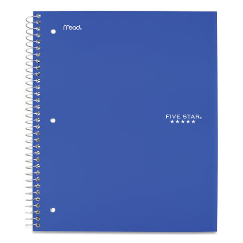 Wirebound Notebook, 5-subject, Wide/legal Rule, Randomly Assorted Cover Color, (200) 10.5 X 8 Sheets
