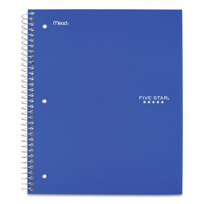 Wirebound Notebook, 5-subject, Wide/legal Rule, Randomly Assorted Cover Color, (200) 10.5 X 8 Sheets