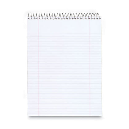 Stiff-back Wire Bound Notepad, Medium/college Rule, Navy Cover, 70 White 8.5 X 11.5 Sheets