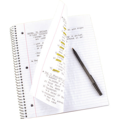 Wirebound Notebook, 1-subject, Medium/college Rule, Red Cover, (100) 11 X 8.5 Sheets