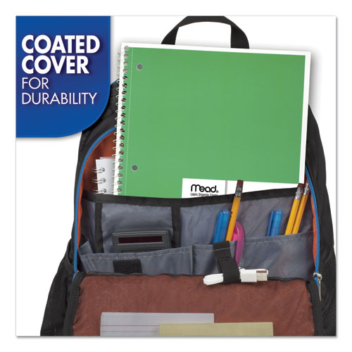 Spiral Notebook, 1-subject, Medium/college Rule, Assorted Cover Colors, (70) 10.5 X 8 Sheets, 6/pack
