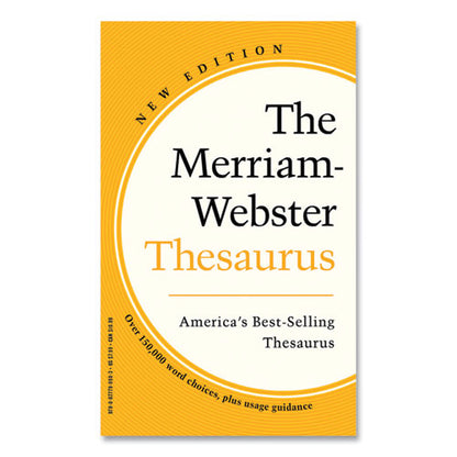 Merriam-webster Thesaurus, Paperback, 832 Pages